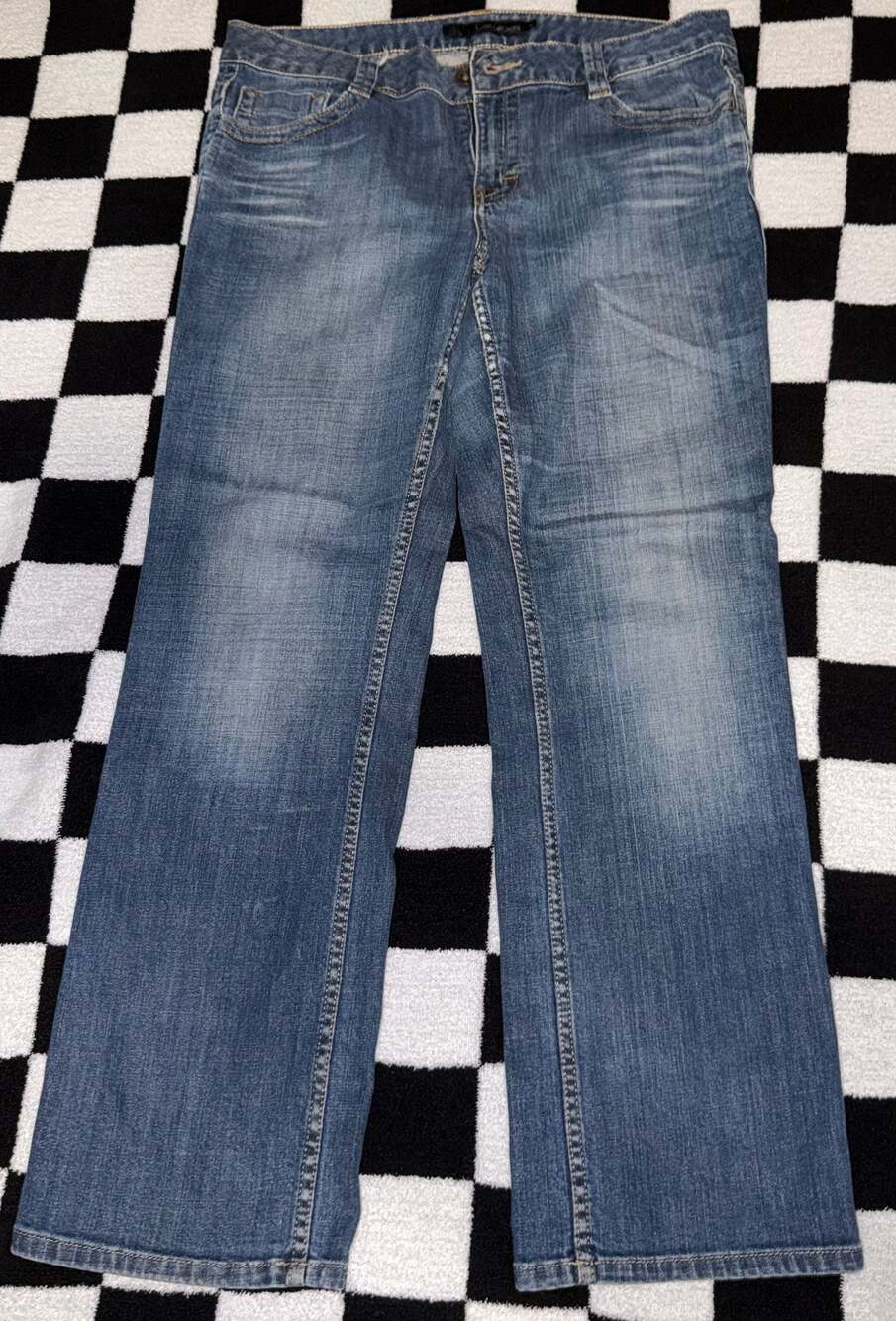 Calvin Klein Jeans Women's Blue Denim Bootcut Jeans  Size 14